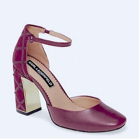 Karl Lagerfeld Shoes - Karl Lagerfeld Gracy D’orsay Leather Pumps Size 9 NWT